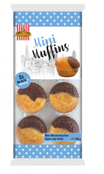 MEISTERMOULIN MUFFINS BLACK WHITE 180G